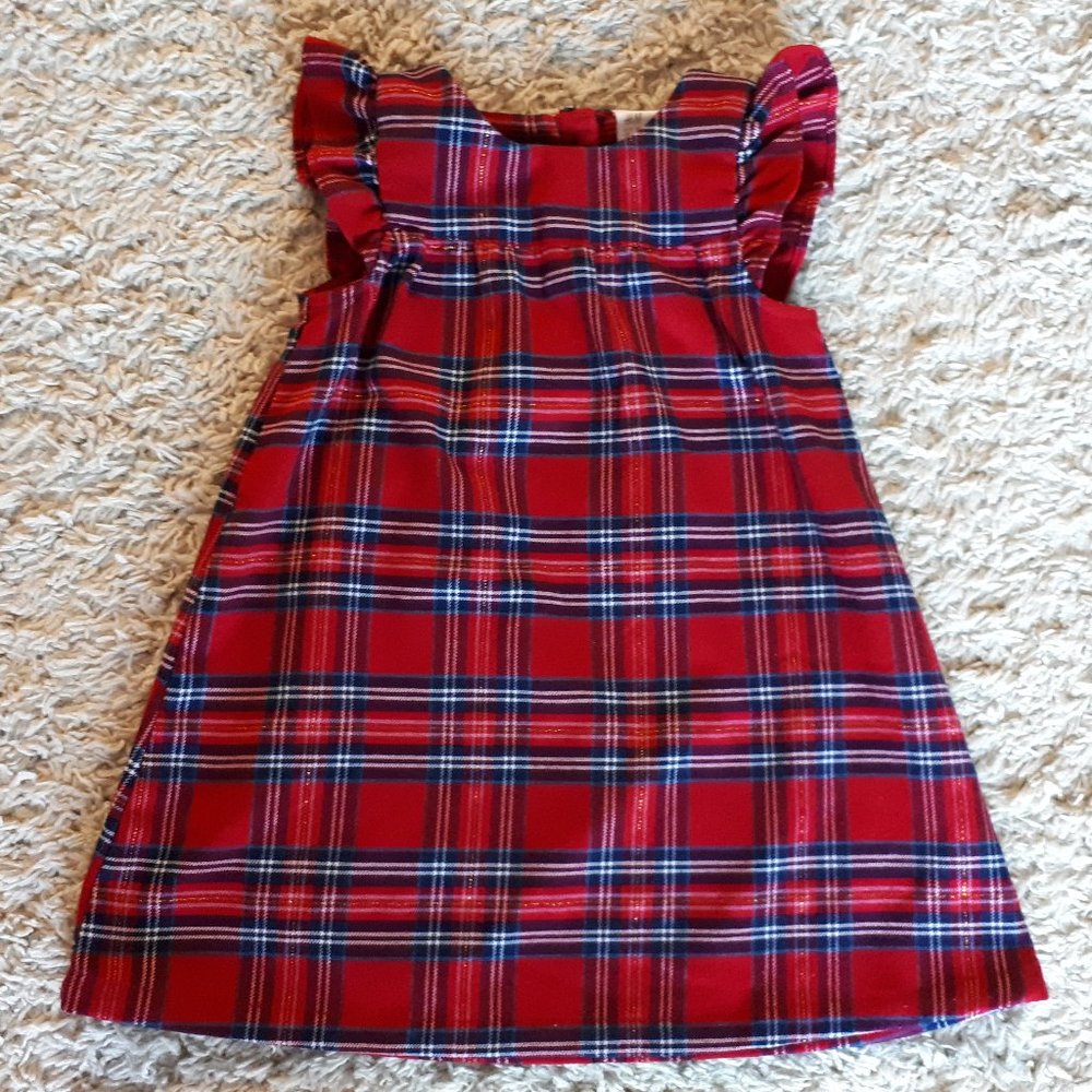H&M holiday dress red size baby girl 12-18M